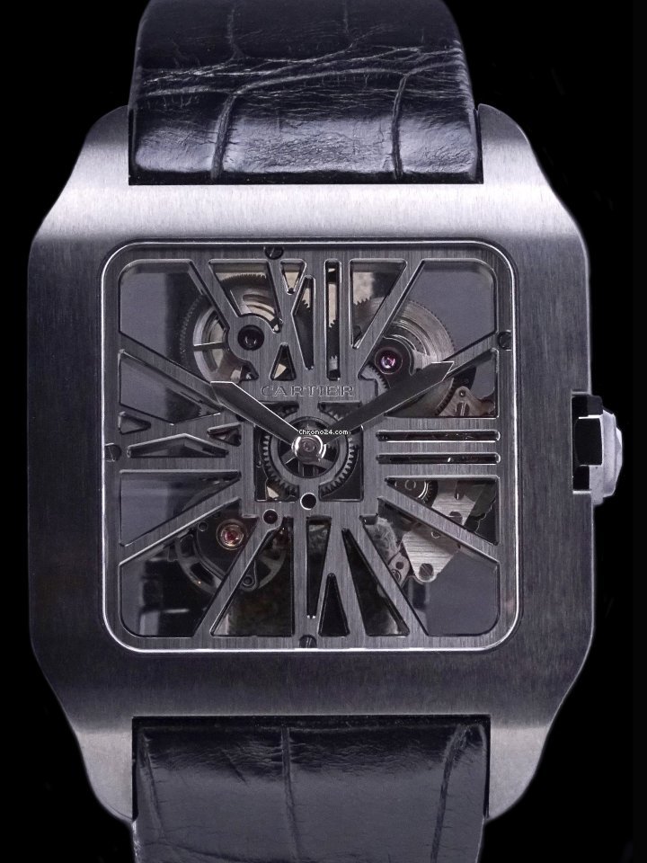Cartier Santos Dumont Mens watch Unisex Manual winding Titanium 2020052