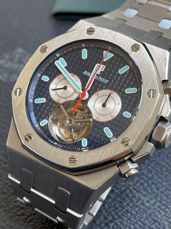 Audemars Piguet Royal Oak Tourbillon Mens watch Unisex Manual winding Steel 25977ST.OO.1205ST.01