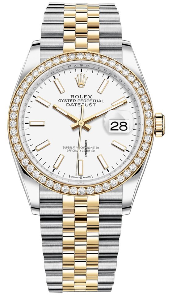 Rolex Datejust 36 Mens watch Unisex Steel Automatic 126283RBR