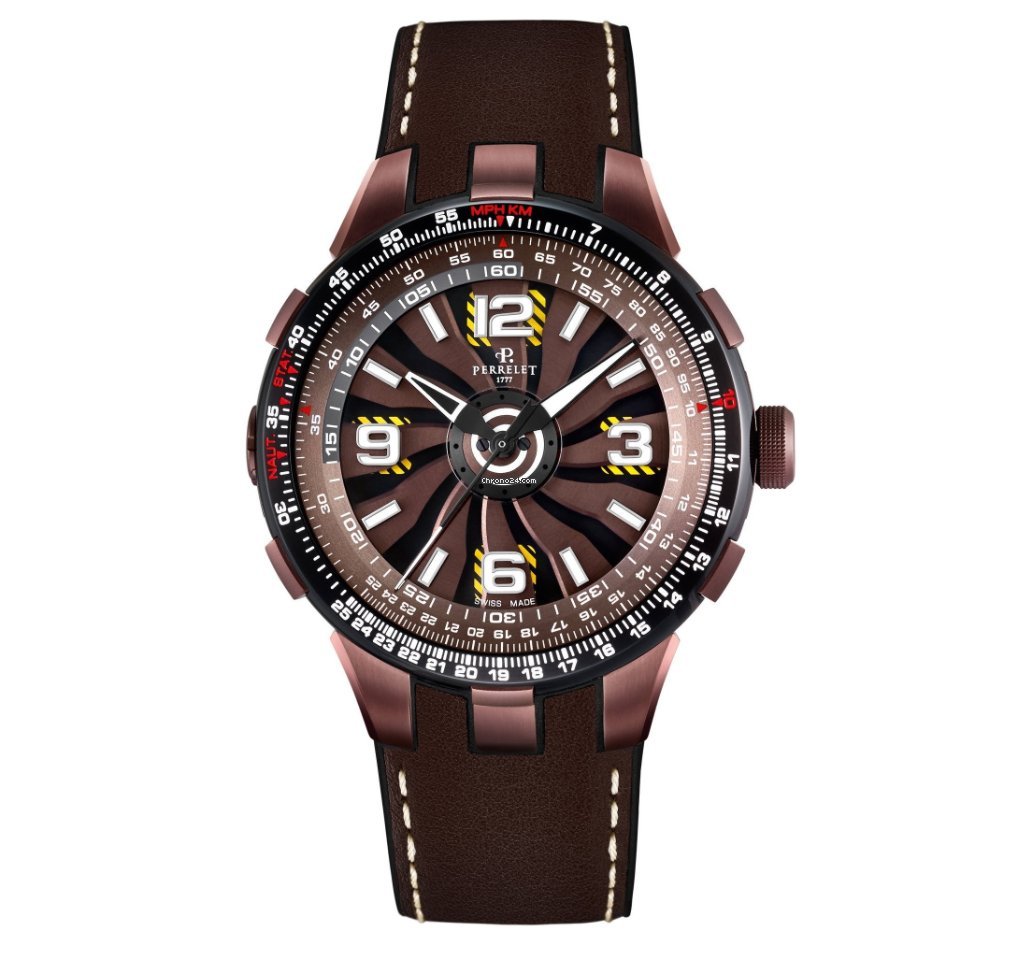 Perrelet Turbine Pilot Automatic Steel A1094 1A