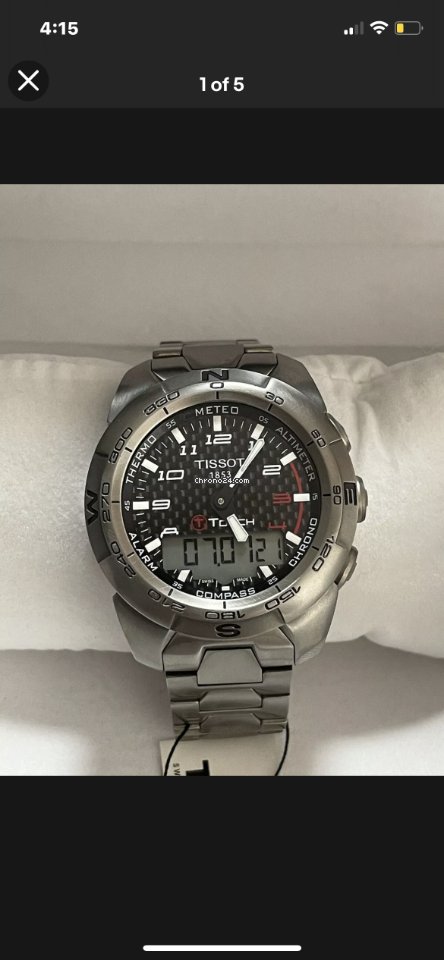 Tissot T-Touch Expert Mens watch Unisex Quartz Titanium T013420A