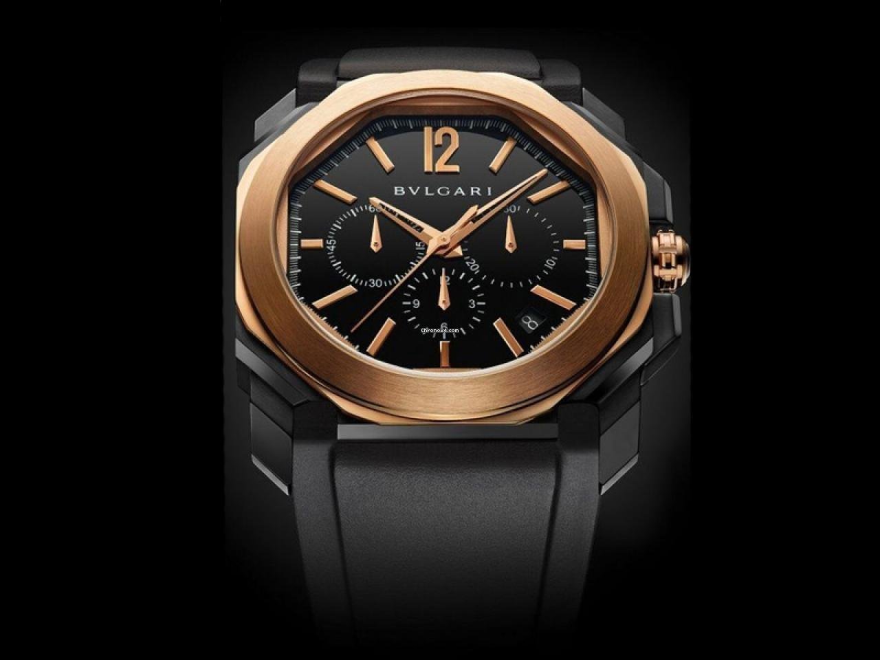 Bulgari Octo Mens watch Unisex Automatic Gold Steel 102488 BGO41BBSPGVDCH