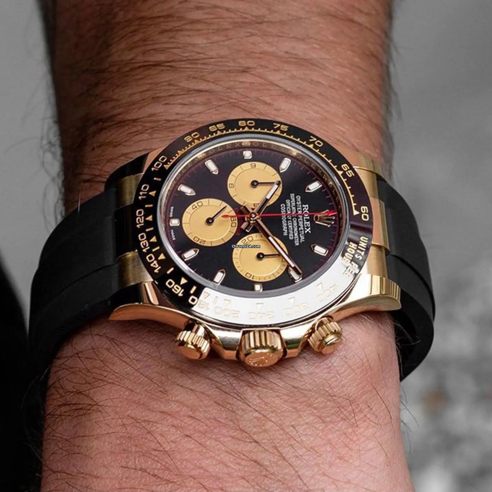 Rolex Daytona Mens watch Unisex Yellow gold Automatic 116518LN-0039