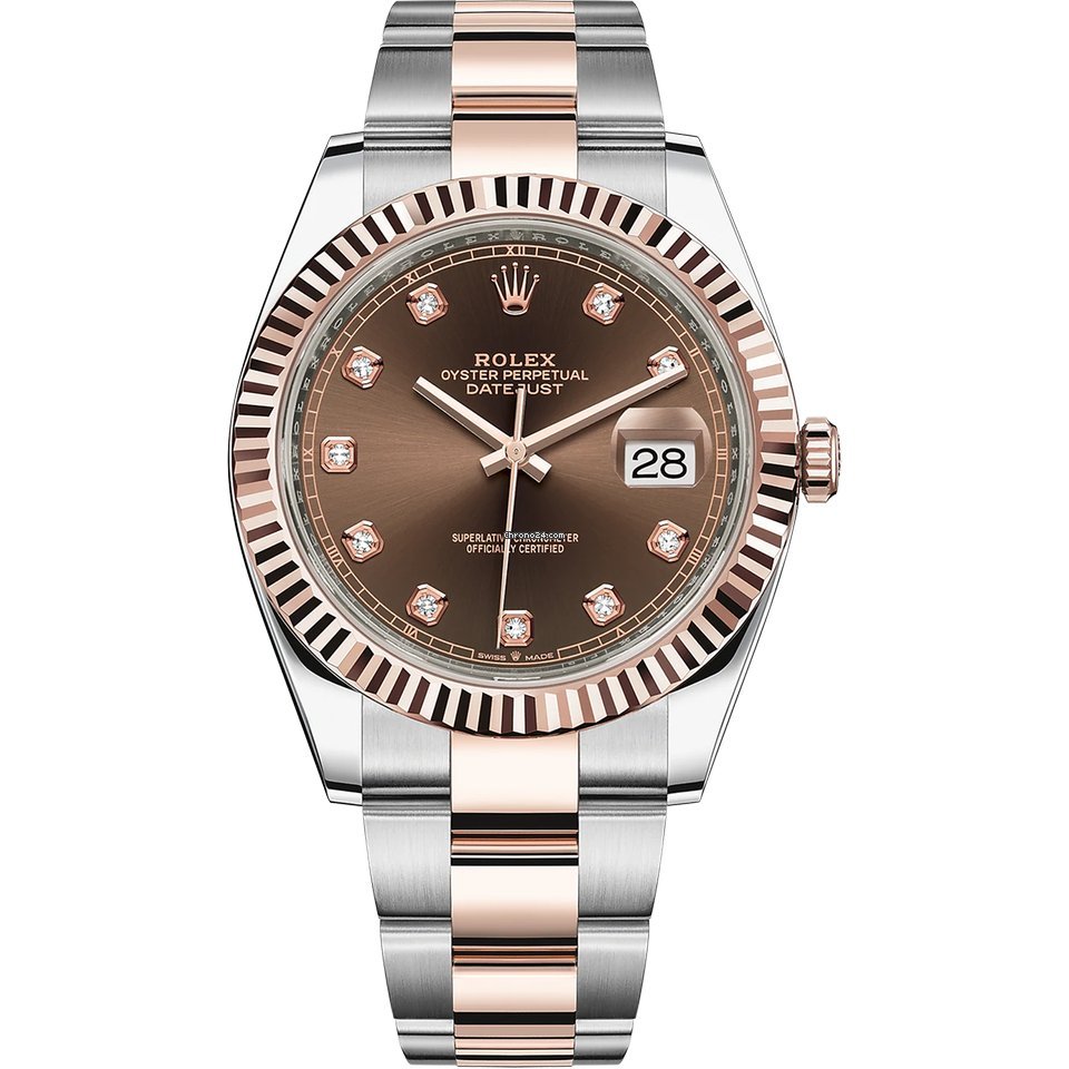 Rolex Datejust 41 Mens watch Unisex Gold Steel Automatic 126331-0003