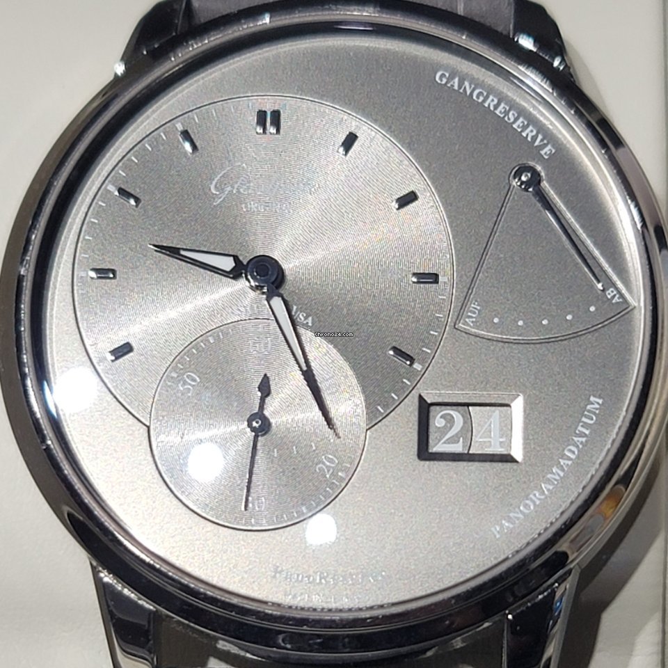 Glashtte Original PanoReserve Mens watch Unisex Manual winding Steel 1-65-01-23-12-04