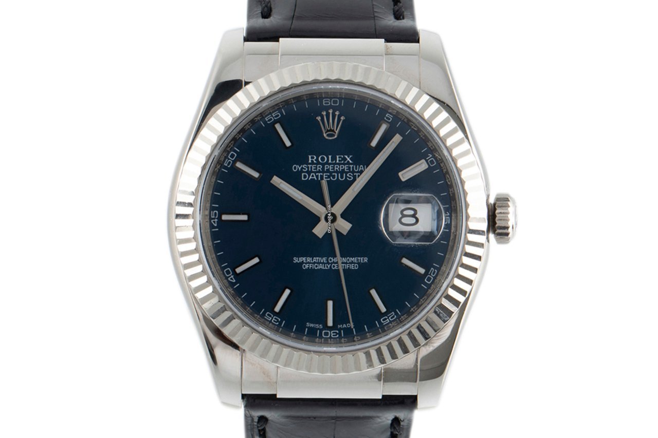 Rolex Datejust 36 Mens watch Unisex White gold Automatic 116139