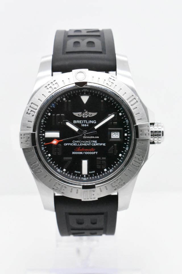 Breitling Avenger II Seawolf Mens watch Unisex Automatic Steel A1733110 BC30 109W A20BASA.1
