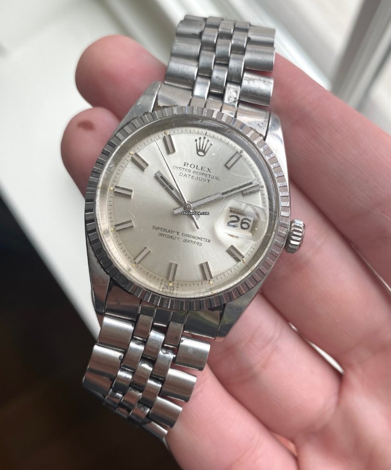 Rolex Datejust 36 Mens watch Unisex Steel Automatic Datejust 1603