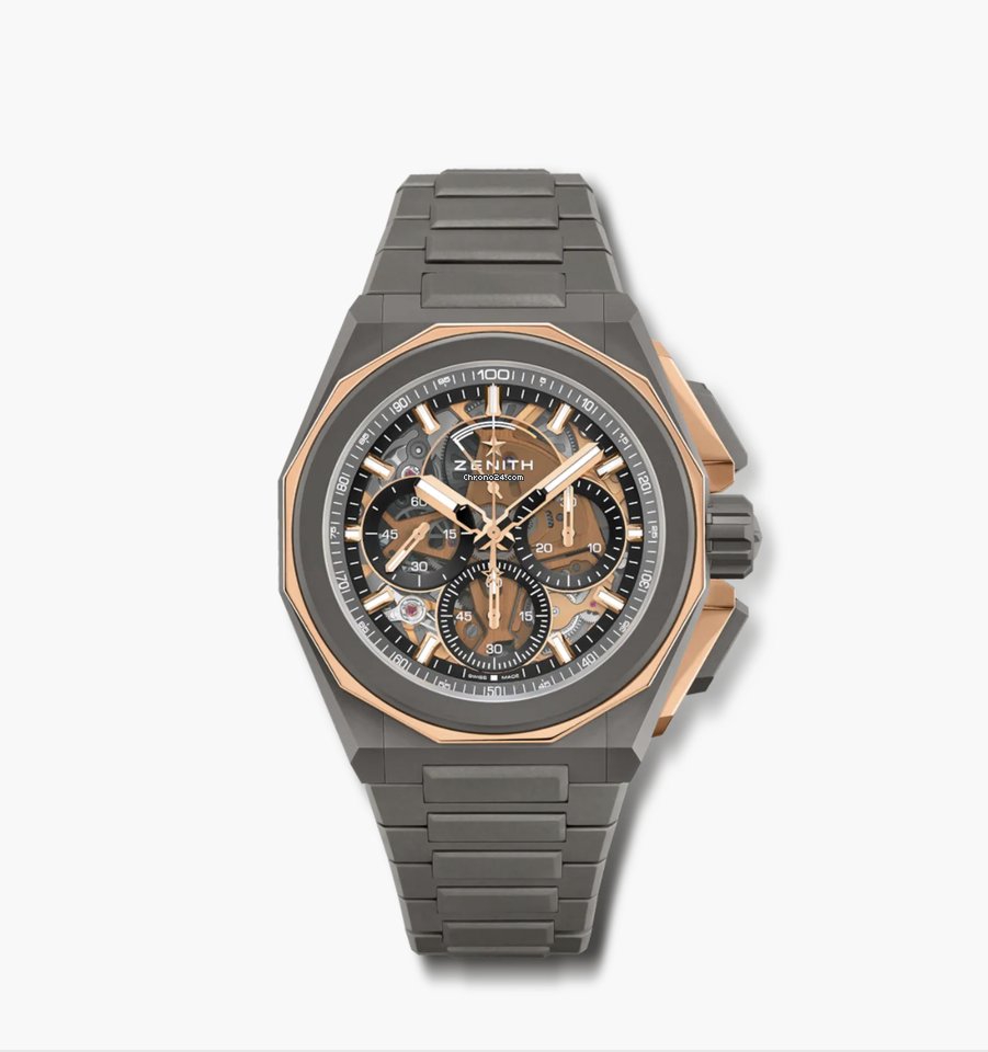 Zenith Defy Mens watch Unisex Automatic Rose gold 87.9100.9004 03.I001