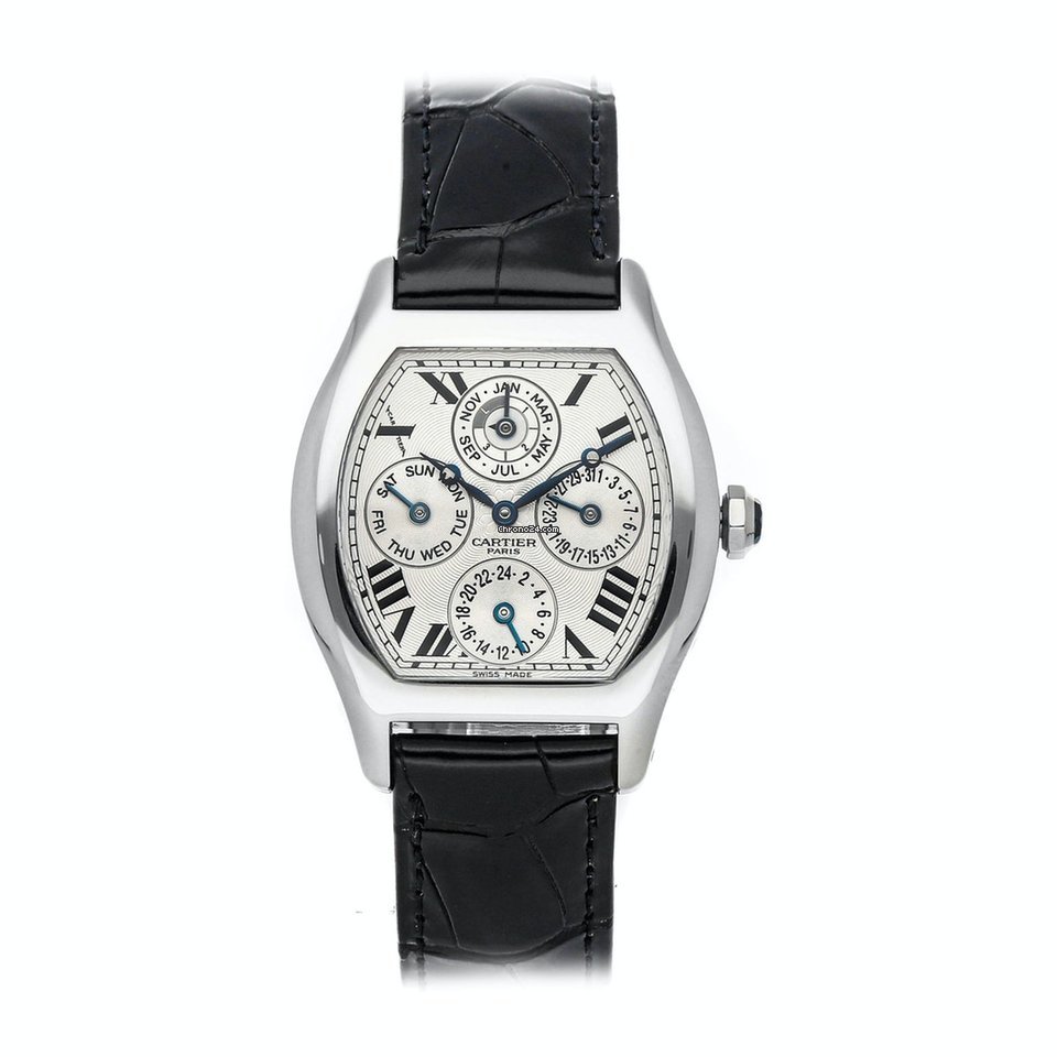 Cartier Tortue Mens watch Unisex Automatic Platinum W1540551