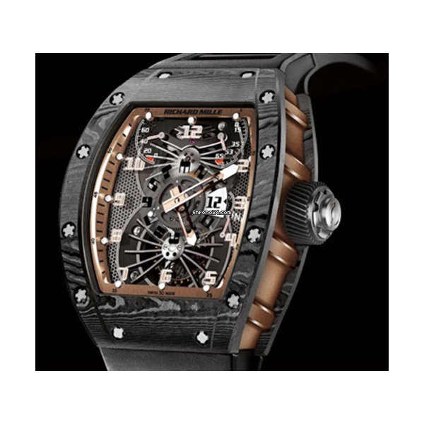 Richard Mille Mens watch Unisex Automatic Carbon RM022