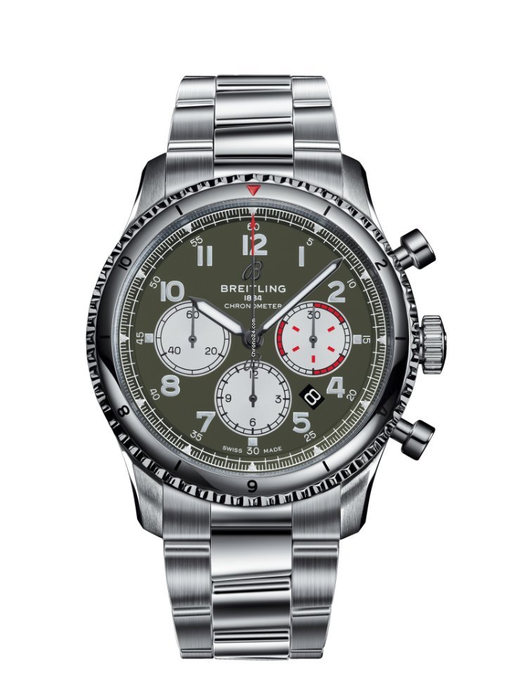 Breitling Aviator 8 Mens watch Unisex Automatic Steel AB01192A1L1A1