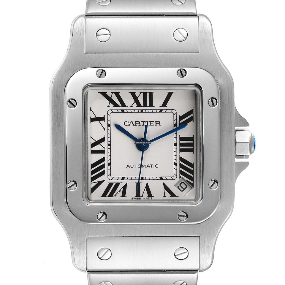 Cartier Santos Galbee Mens watch Unisex Automatic Steel W20098D6