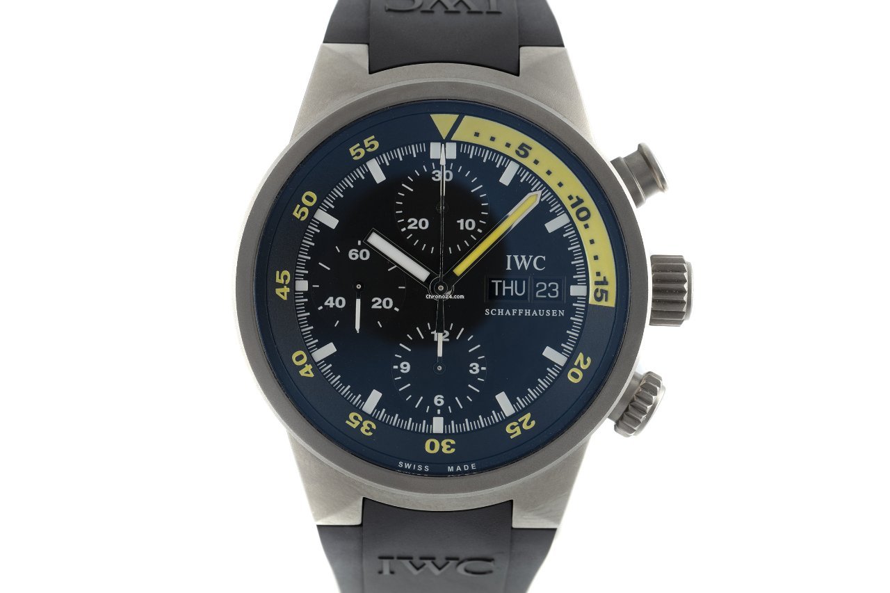 IWC Aquatimer Chronograph Mens watch Unisex Automatic Titanium 3719