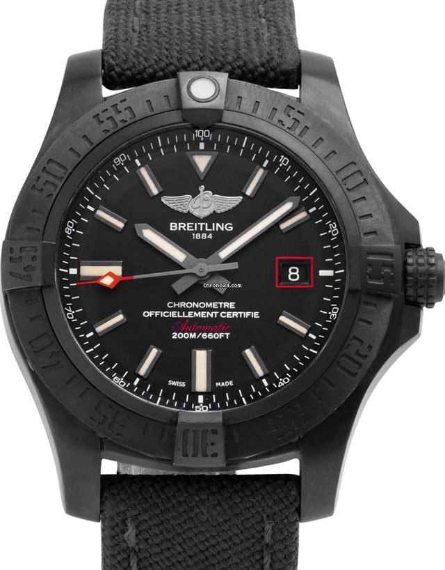 Breitling Avenger Blackbird 44 Mens watch Unisex Automatic Titanium V1731110.BD74.109W.M20BASA.1