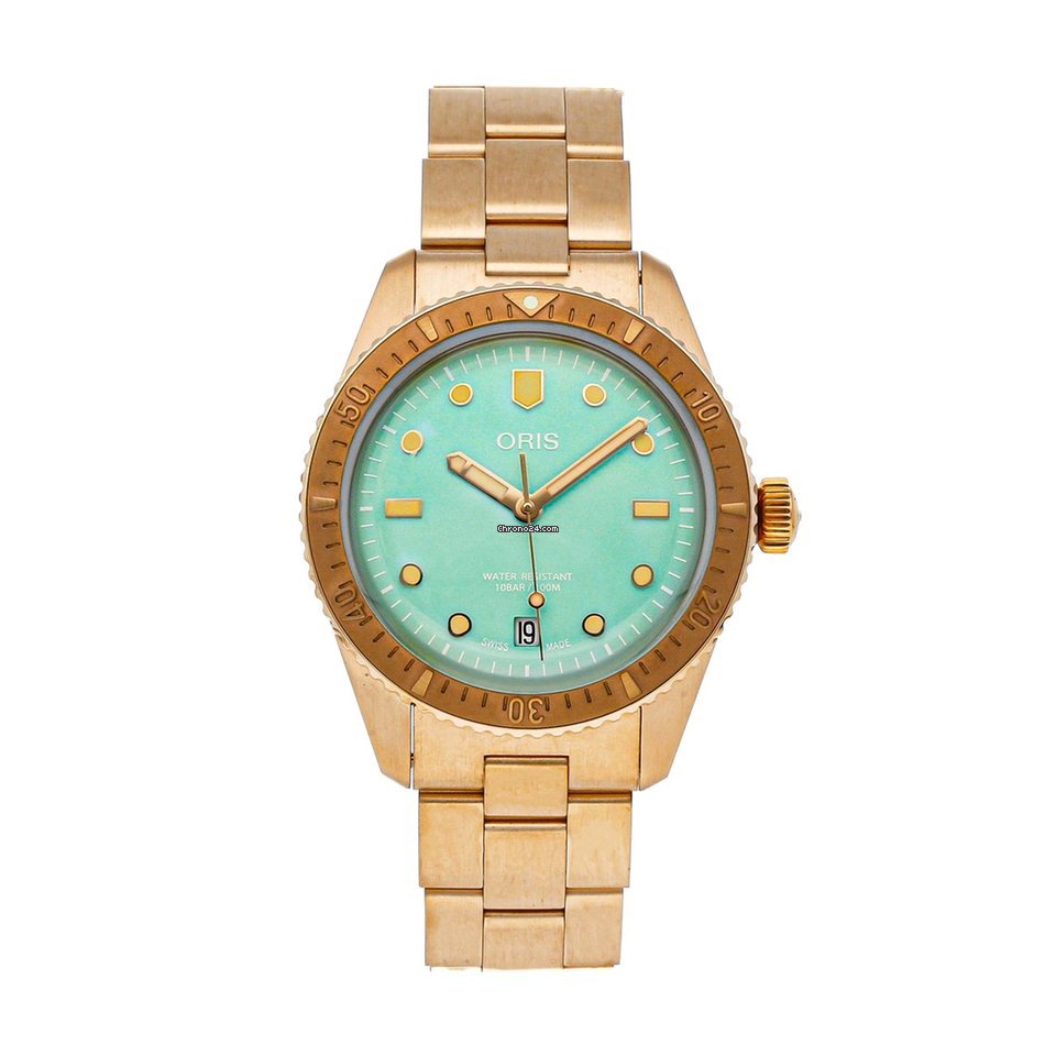 Oris Divers Sixty Five Mens watch Unisex Automatic Bronze 01 733 7771 3157-07 8 19 15