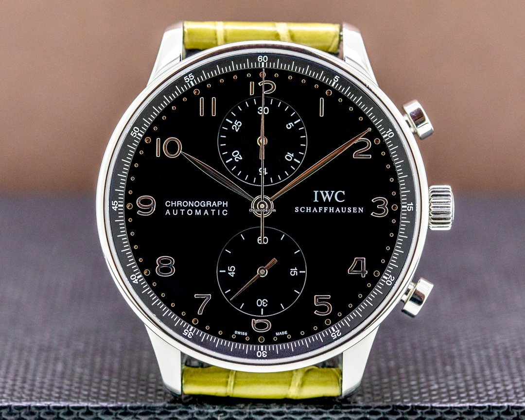 IWC Portuguese Chronograph Mens watch Unisex Automatic Steel IW371609