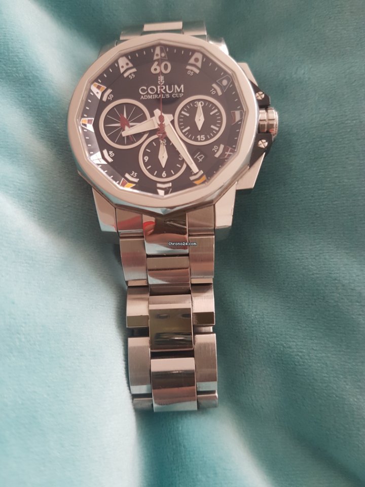 Corum Admirals Cup Challenger Mens watch Unisex Automatic Steel 753.691.20 F371 AA92