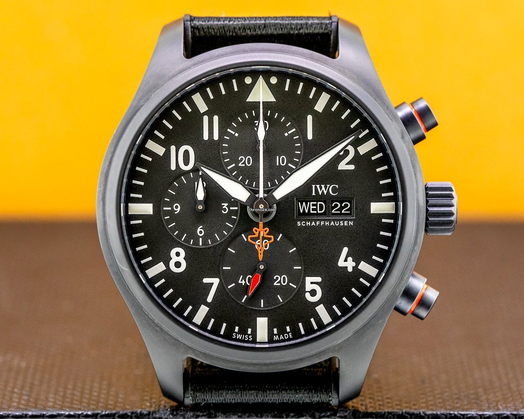IWC Pilot Chronograph Top Gun Mens watch Unisex Automatic Ceramic IW389104