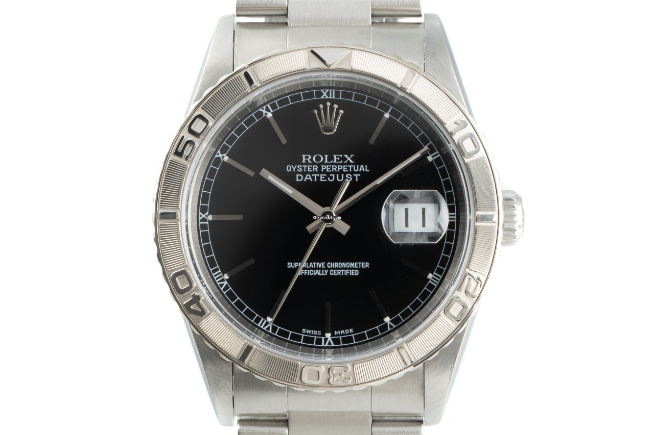 Rolex Datejust Turn-O-Graph Mens watch Unisex Steel Automatic 16264