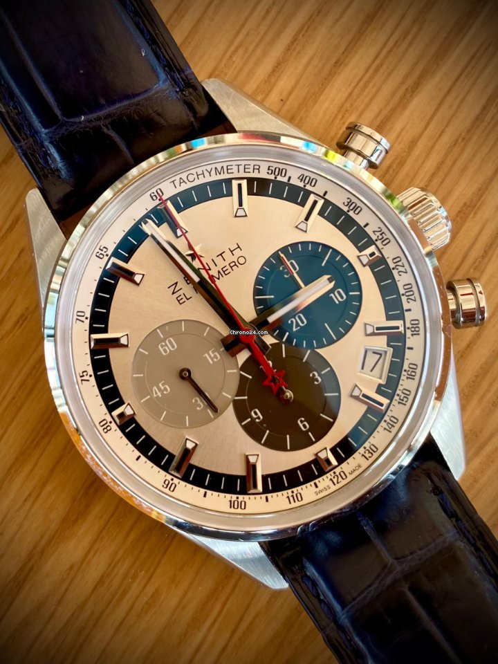 Zenith El Primero Original 1969 Mens watch Unisex Automatic Steel 03.2150.400 69.C713
