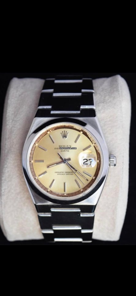 Rolex Oyster Perpetual Date Mens watch Unisex Steel Automatic 1530