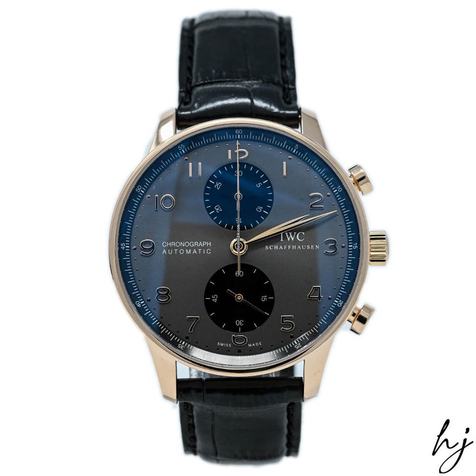 IWC Portuguese Chronograph Mens watch Unisex Automatic Rose gold IW371482