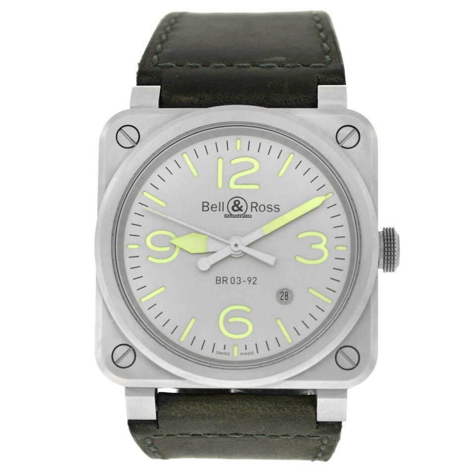 Bell & Ross BR 03 Mens watch Unisex Automatic Steel BR 03-92