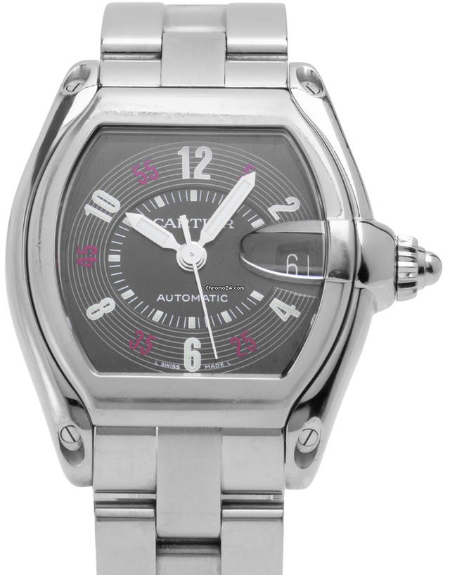 Cartier Roadster Mens watch Unisex Automatic Steel W62002V3 2510
