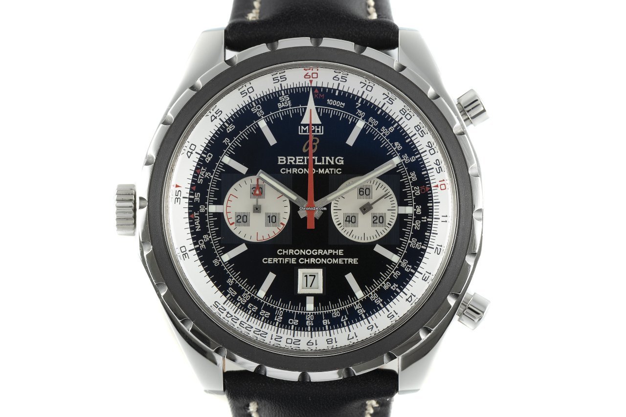 Breitling Chrono-Matic Mens watch Unisex Automatic Steel A41360