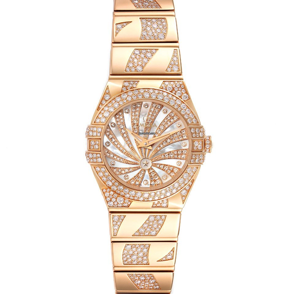 Omega Constellation Quartz Womens watch Quartz Rose gold 123.55.24.60.55.011