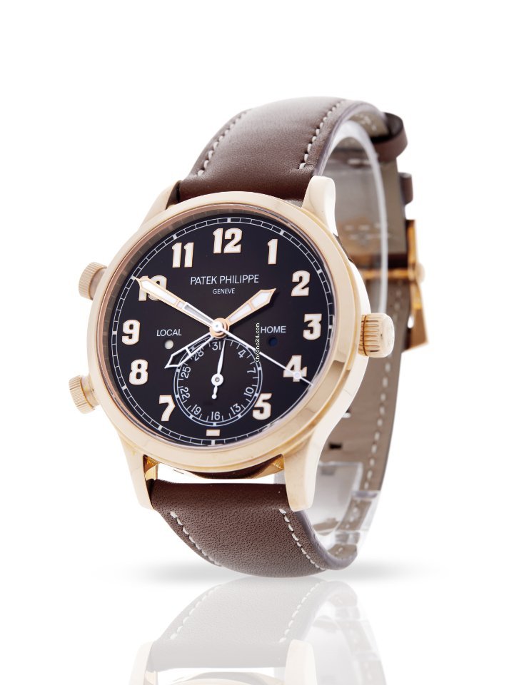 Patek Philippe Travel Time Mens watch Unisex Automatic Rose gold 5524R-001