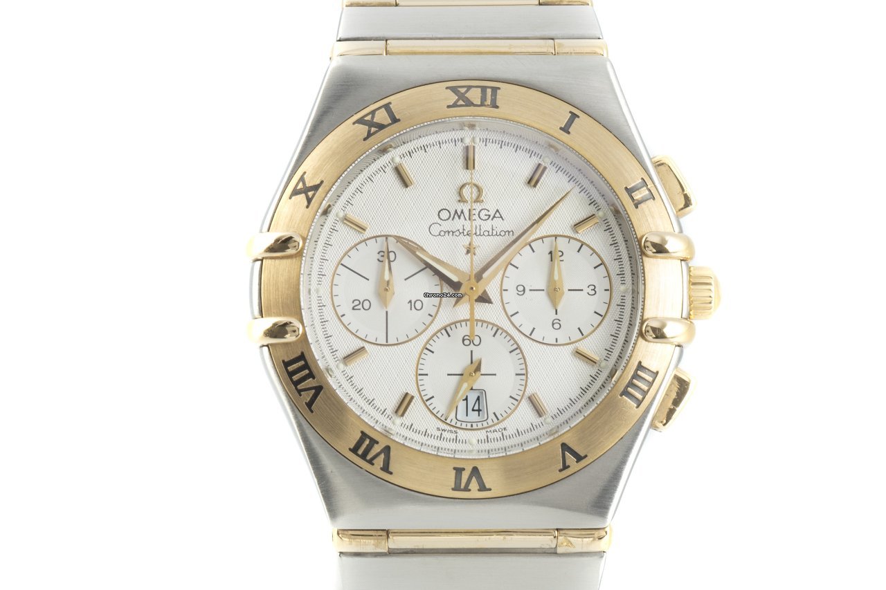 Omega Constellation Mens watch Unisex Quartz Gold Steel 386.1201
