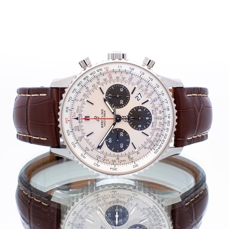 Breitling Navitimer 1 B01 Chronograph 43 Mens watch Unisex Automatic Steel Ab0121211g1p1