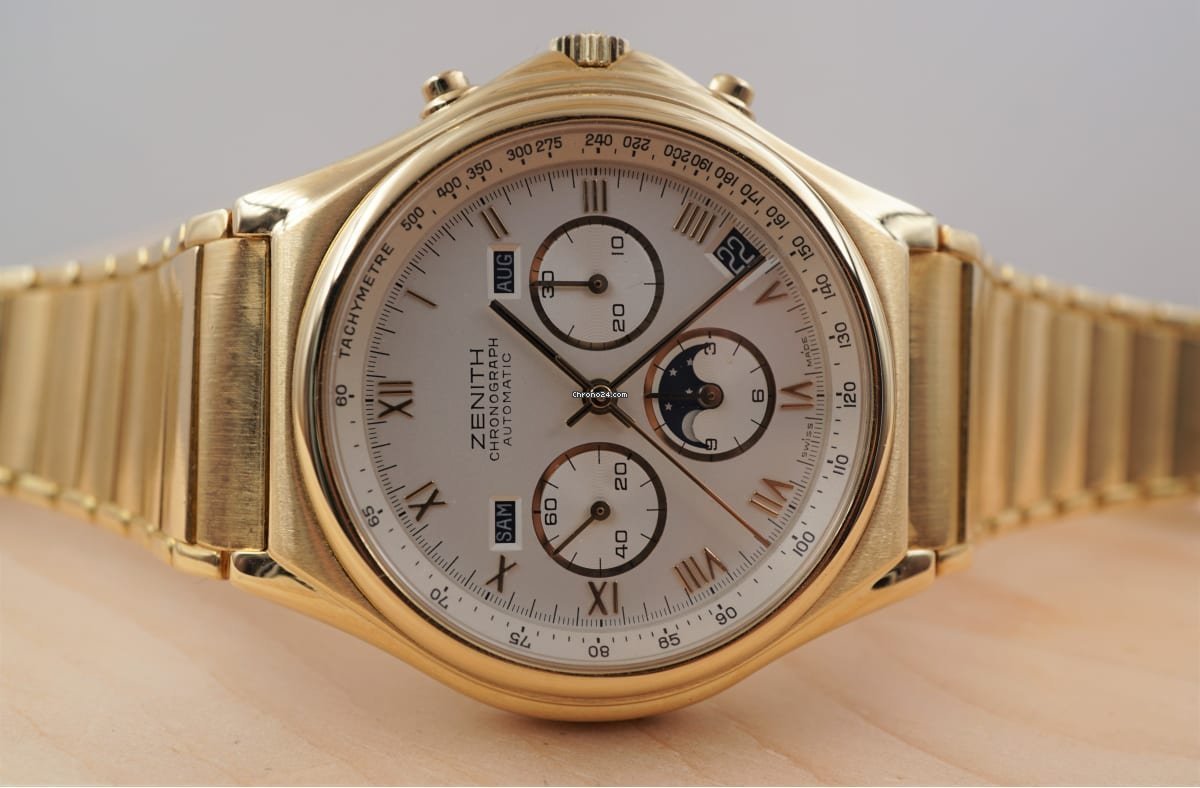 Zenith Port Royal Mens watch Unisex Automatic Yellow gold 95.0102.418