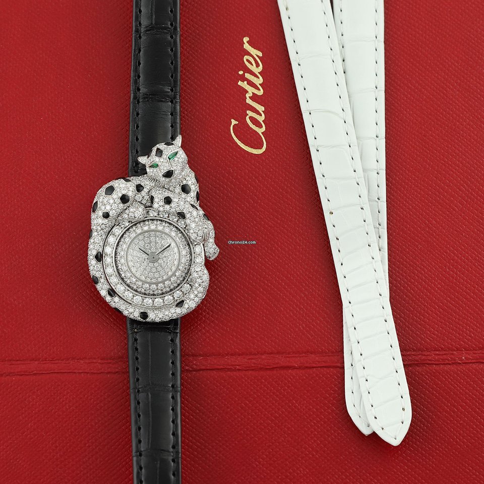 Cartier Panthere Womens watch Quartz White gold hpi00773