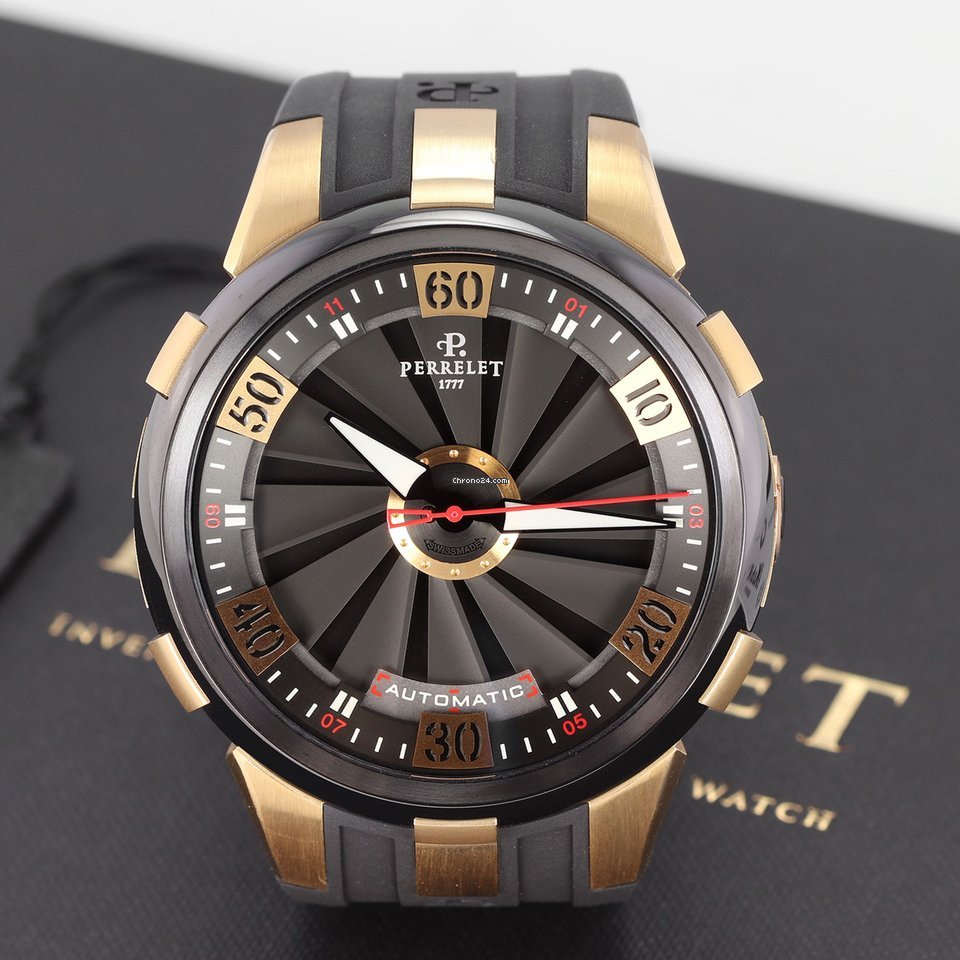 Perrelet Turbine Mens watch Unisex Automatic Rose gold a3027 1