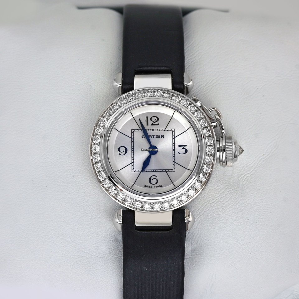 Cartier Pasha Womens watch Quartz White gold wj124027