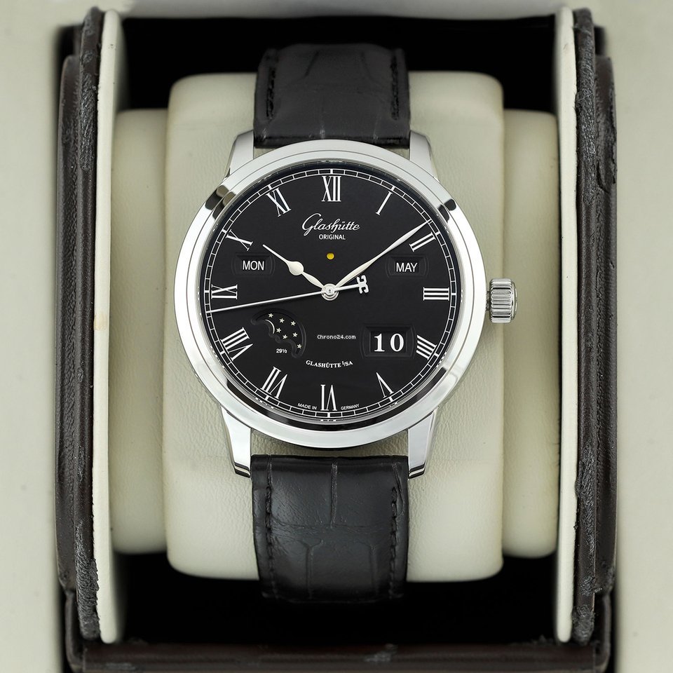Glashtte Original Senator Perpetual Calendar Mens watch Unisex Automatic Steel 100-02-25-12-05