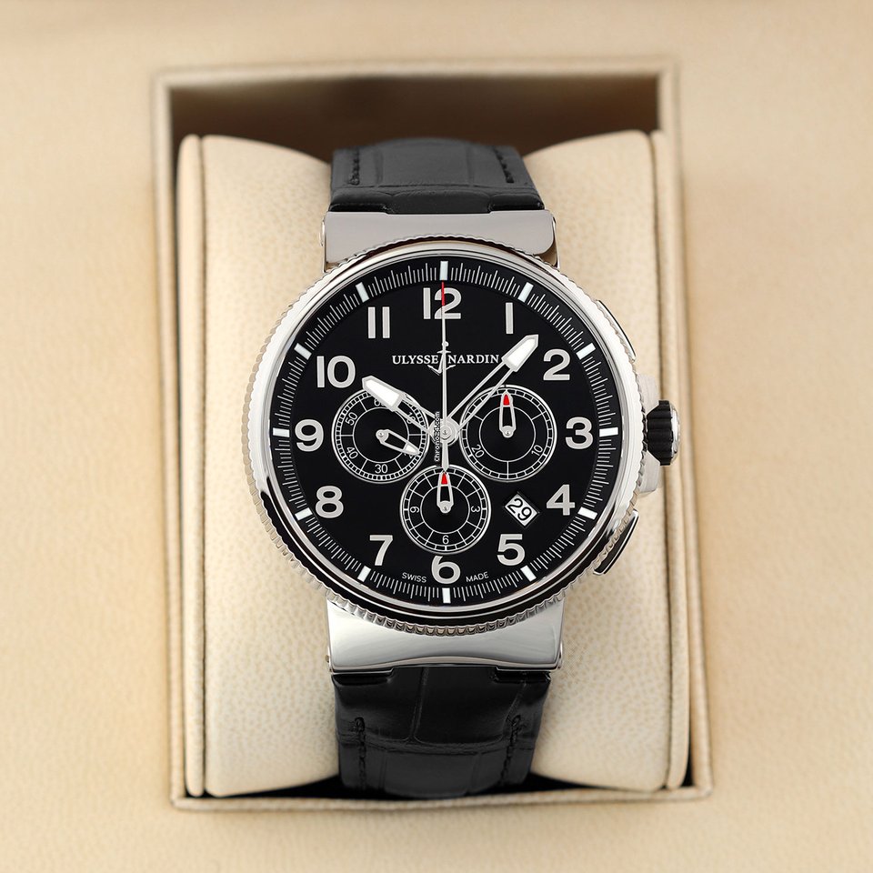 Ulysse Nardin Marine Chronograph Mens watch Unisex Automatic Steel 1503-150 62