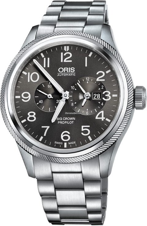 Oris Big Crown ProPilot Worldtimer Mens watch Unisex Automatic Steel 01 690 7735 4063-07 8 22 19-1
