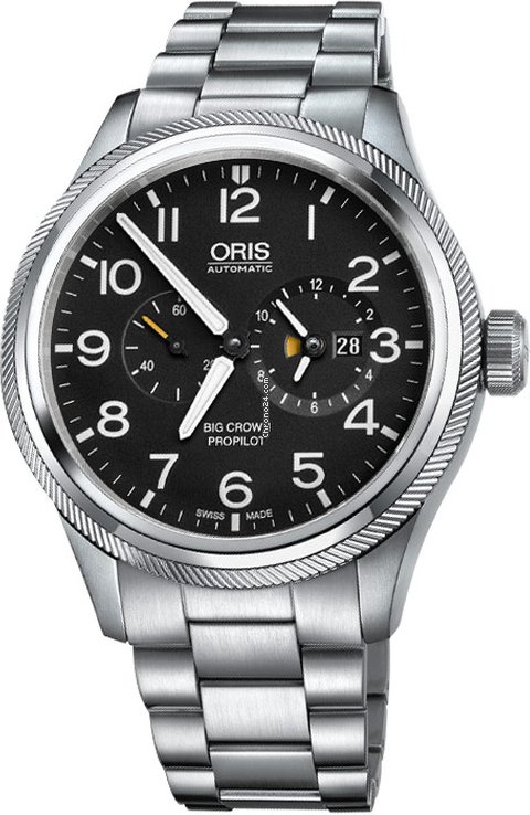 Oris Big Crown ProPilot Worldtimer Mens watch Unisex Automatic Steel 01 690 7735 4164-07 8 22 19-1
