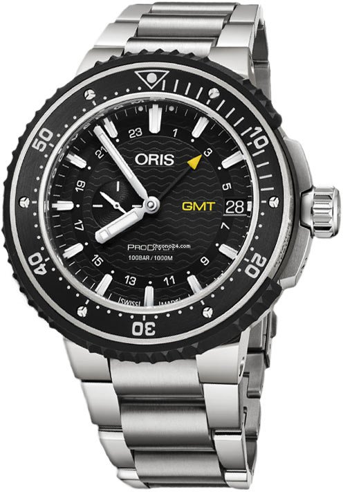 Oris ProDiver GMT Mens watch Unisex Automatic Titanium 01 748 7748 7154-07 8 26 74PEB