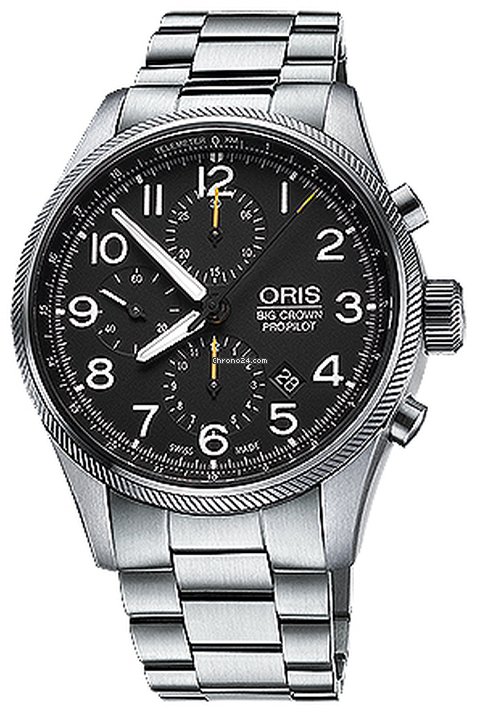 Oris Big Crown ProPilot Chronograph Mens watch Unisex Automatic Steel 01 774 7699 4134-07 8 22 19
