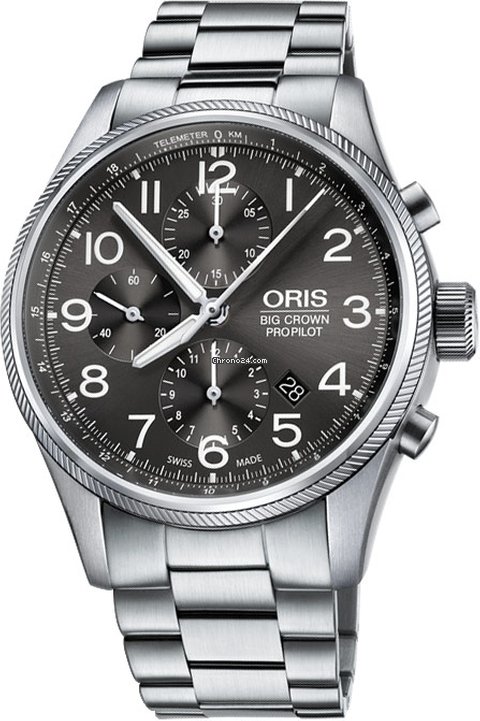 Oris Big Crown ProPilot Chronograph Mens watch Unisex Automatic Steel 01 774 7699 4063-07 8 22 19