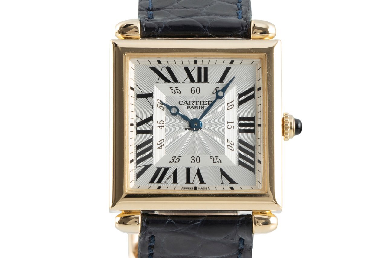 Cartier Tank Mens watch Unisex Manual winding Yellow gold 2380