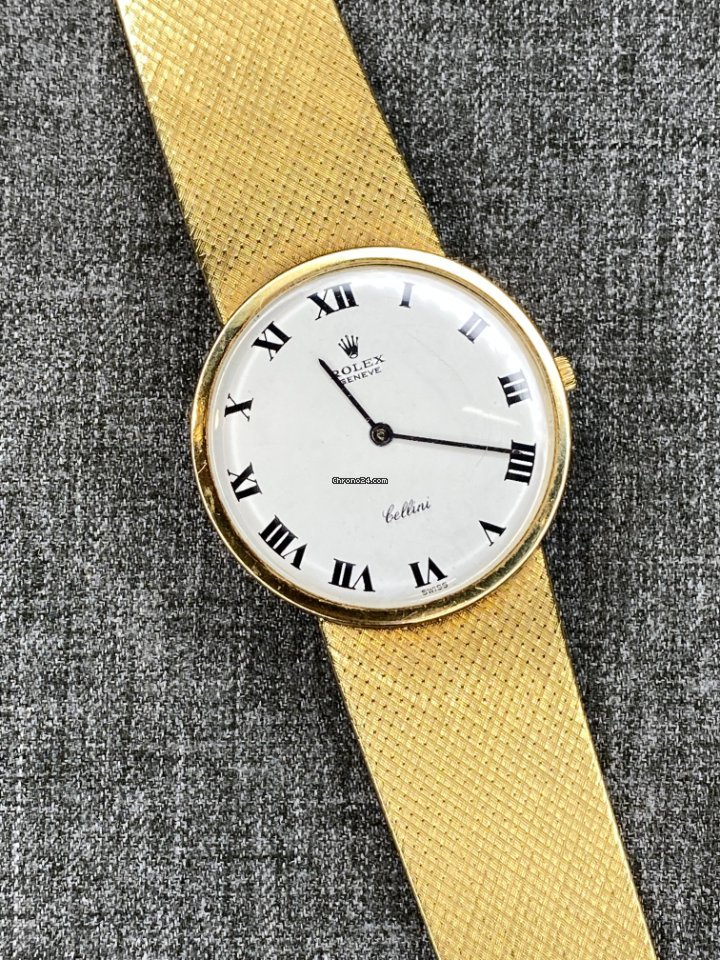 Rolex Cellini Mens watch Unisex Yellow gold Manual winding 3833