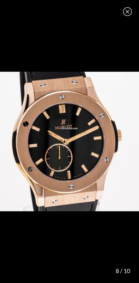 Hublot Classic Fusion Ultra-Thin Mens watch Unisex Manual winding Rose gold 515.OX.1280.LR