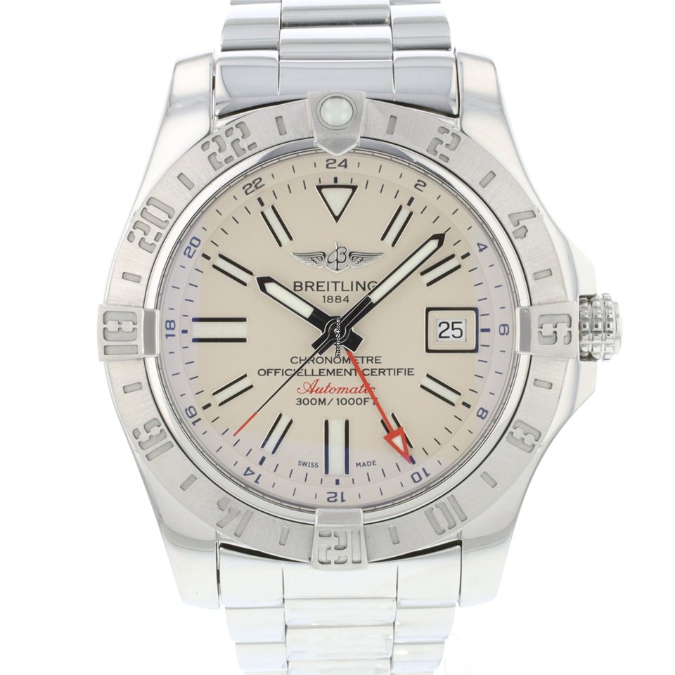 Breitling Avenger II GMT Mens watch Unisex Automatic Steel A3239011