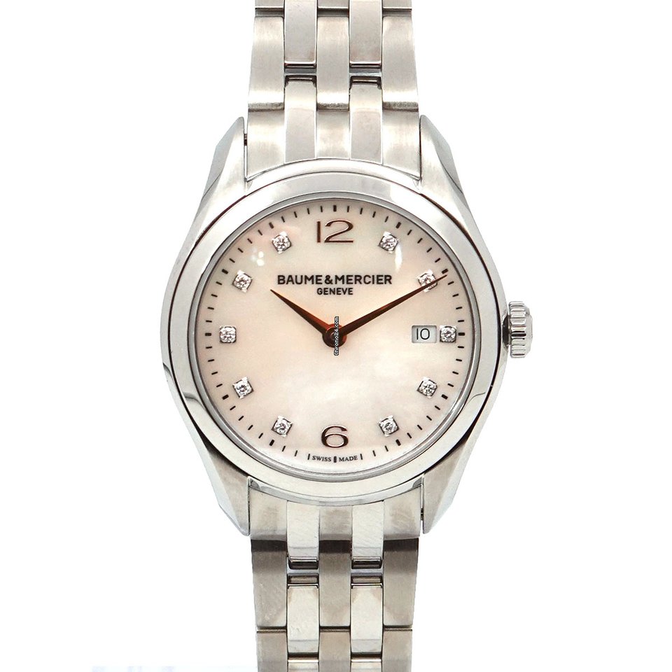 Baume & Mercier Clifton Womens watch Quartz Steel MOA10176